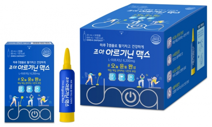 조아제약이 마시는 고함량 아르기닌을 새롭게 출시하면서 참굴 97미·먹장어 42마리와 유사한 수준의 아르기니를 함유했다. /사진=조아제약