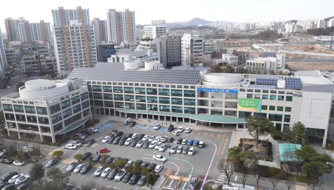 시흥시청 4월 전경. / 사진제공=시흥시