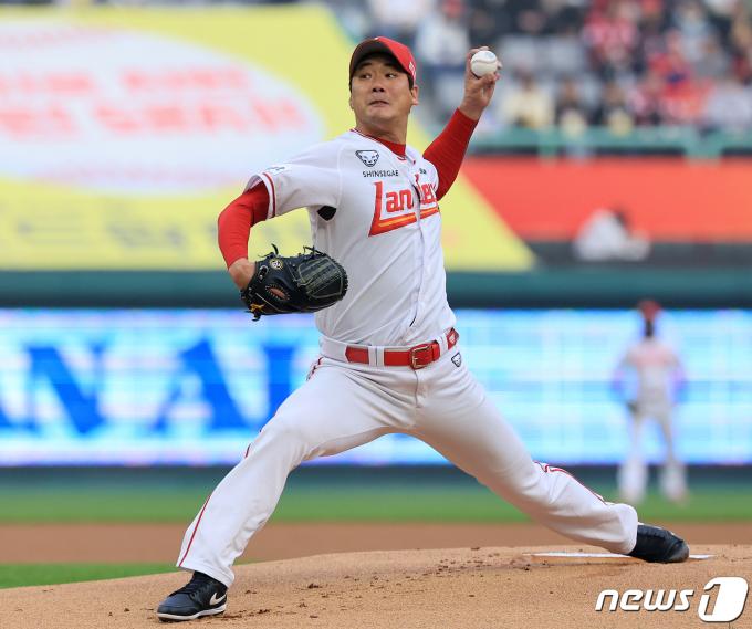 [사진] 김광현, 오직 승리 뿐!