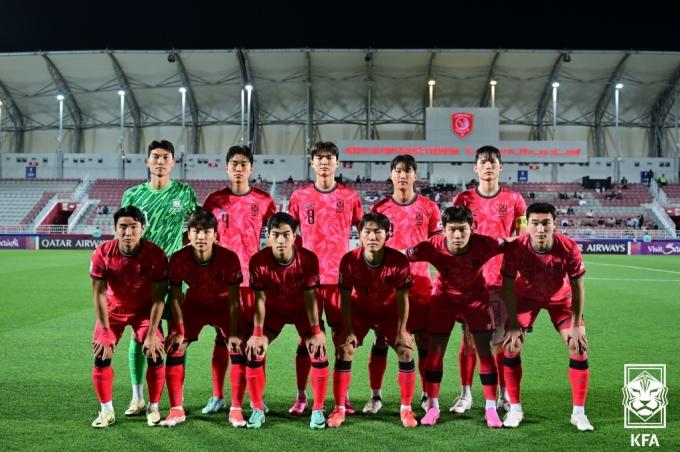 AFC U23 아시안컵에 출전한 황선홍호 (대한축구협회 제공)
