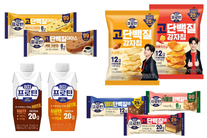 롯데웰푸드가 '이지프로틴 단백질바'에 대한 소비자들의 성원에 힘입어 헬스앤웰니스 카테고리 확장을 위해 새로운 라인업을 출시한다. /사진=롯데웰푸드