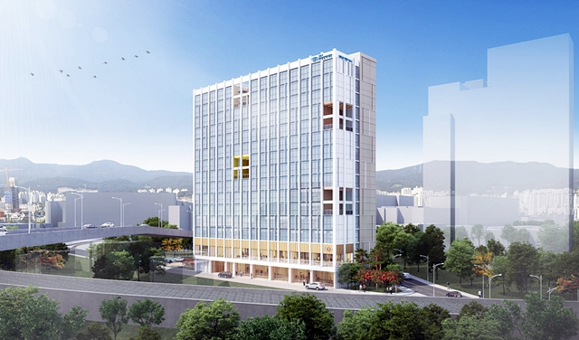 서울 용산구 신계동 일원에 건립된 재경기숙사 조감도/사진제공=한국장학재단