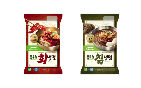 풀무원이 가정간편식 별미냉면 2종 '회냉면'과 '칡냉면'을 출시했다. /사진=풀무원 