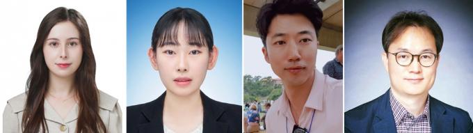 (왼쪽부터)소피아 브리토 성균관대 신소재공학부 박사 허효진 아주대 생명과학과 박사, 빈범호 생명과학과 교수, 원병묵 성균관대 신소재공학부 교수.(성균관대 제공)