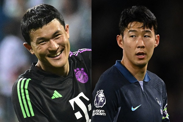 손흥민(32·토트넘 홋스퍼)과 김민재(28·바이에른 뮌헨)가 한 클럽에서 뛰는 모습을 볼 수 있을 지 관심이 모아진다. /사진=로이터