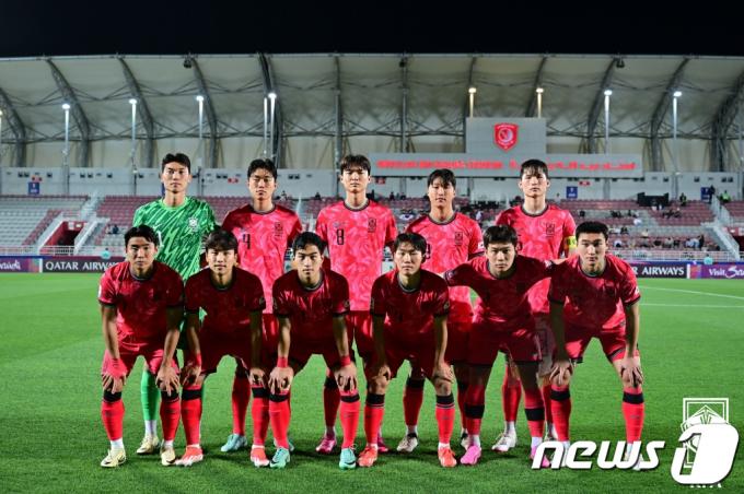 한국 u23 대표팀이 일본과의 조별리그 3차전서 부분 로테이션을 가동한다. (대한축구협회 제공) 2024.4.17/뉴스1 ⓒ News1 신웅수 기자