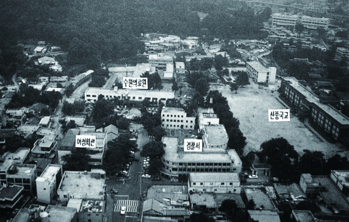 1989년까지 경기도립병원, 신풍초등학교 등으로 사용된 화성행궁. / 사진제공=수원특례시