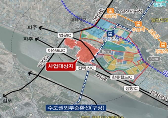 고양일산 테크노밸리 위치도. / 자료제공=경기도 