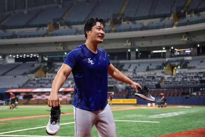 [사진] 오승환,아시아 단일리그 최다 신기록