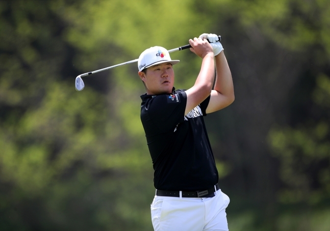 KPGA 우리금융 챔피언십에 출전한 임성재 (KPGA 제공)