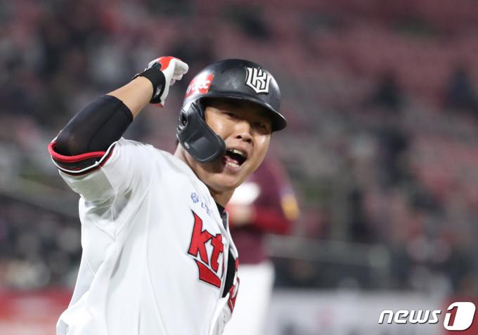 KT 위즈 강백호가 3년 만에 두 자릿수 홈런을 기록했다. 뉴스1 DB ⓒ News1 DB