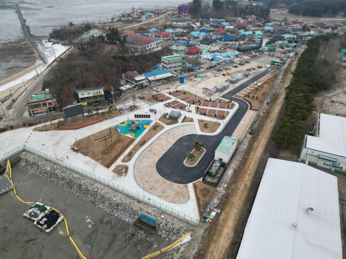 사업후 고온항 쿠니평화공원 조망도. / 사진제공=경기도