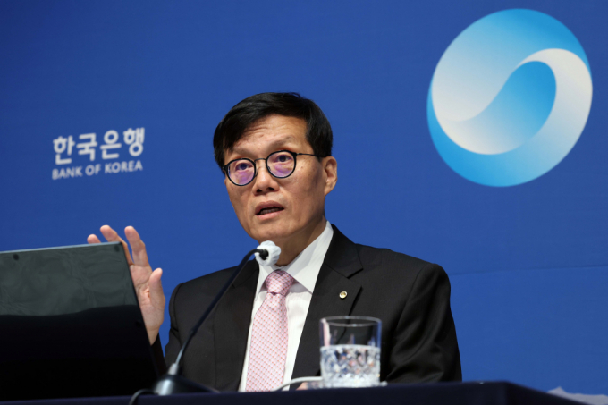 이창용 한국은행 총재가 지난 12일 서울 중구 한국은행에서 금융통화위원회 기준금리 결정에 관한 기자간담회를 하고 있다./사진=뉴시스