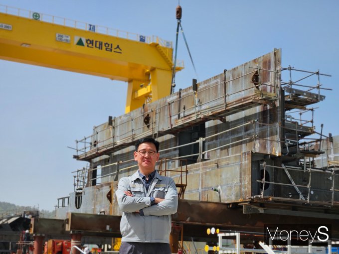 조선업 슈퍼사이클을 맞은 최지용 현대힘스 사장이 회사 실적 개선에 고삐를 죄고 있다. /사진=최유빈 기자