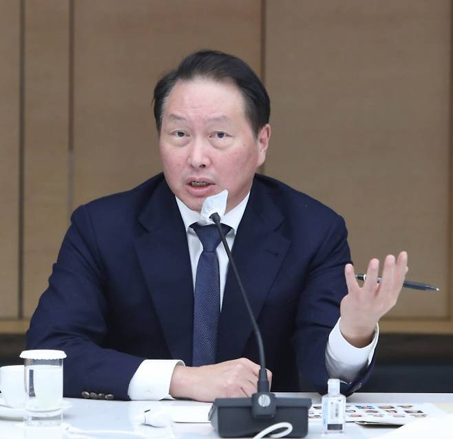 최태원 대한상공회의소 회장./ 사진=대한상