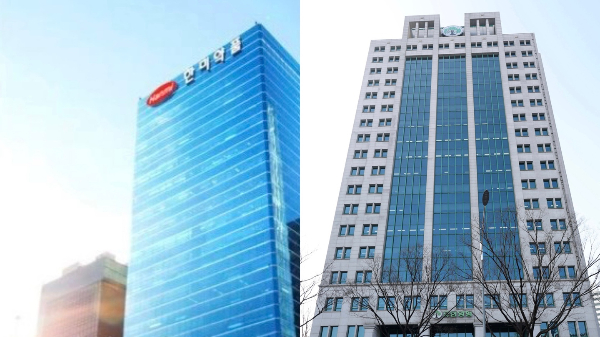 한미약품과 유한양행이 올해 1분기 영업이익에서 희비가 갈렸다. 한미약품(왼쪽)과 유한양행(오른쪽)의 건물 외관의 모습. /사진=한미약품·뉴시스
