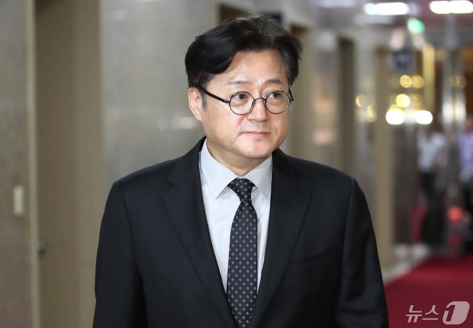 홍익표 더불어민주당 원내대표./뉴스1 ⓒ News1 임세영 기자