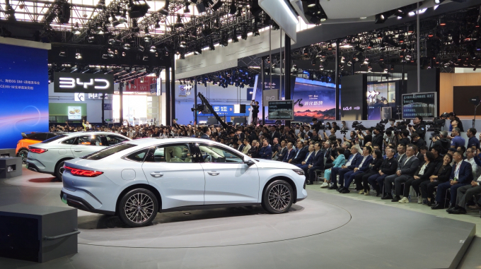 2024오토차이나 BYD 부스  /사진=한국자동차기자협회