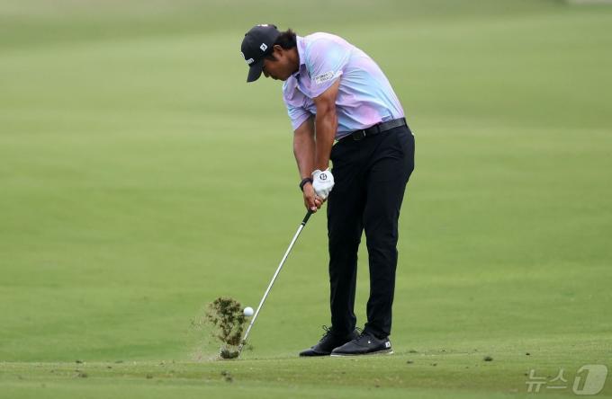 김성현(26·신한금융그룹)이 PGA투어 CJ컵 2라운드에서 순위를 끌어올렸다. ⓒ AFP=뉴스1
