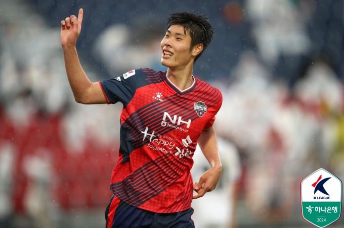 김천 상무의 이영준(한국프로축구연맹 제공)