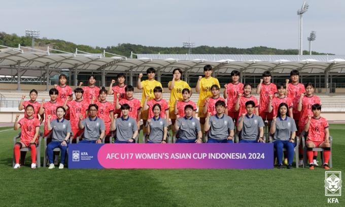 김은정 감독이 이끈느 17세 이하 여자 축구대표팀 (대한축구협회 제공)