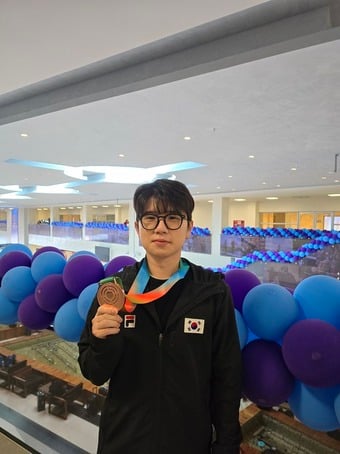 바쿠 월드컵 동메달을 획득한 박하준 (대한사격연맹 제공)