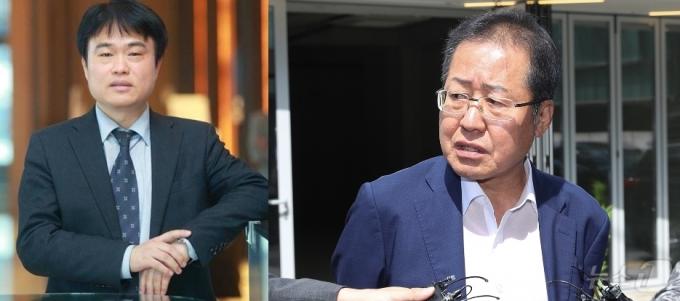 임현택 대한의사협회장과 홍준표 대구시장. ⓒ 뉴스1