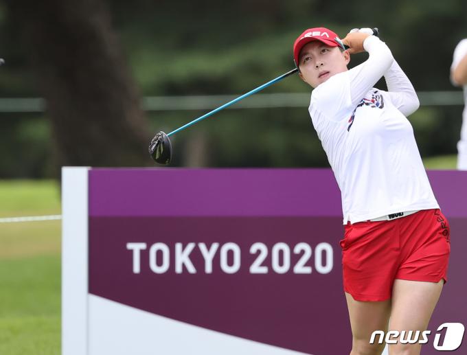 2021년 열린 도쿄 올림픽에 출전했을 당시의 김효주(29·롯데). /뉴스1 DB ⓒ News1 송원영 기자