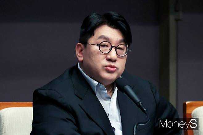 방시혁 하이브 이사회 의장이 국내 문화·콘텐츠 종목 주식부자 1위를 차지했다. / 사진=임한별 기자 