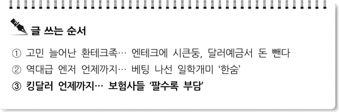 [S리포트] 강달러 호재는 옛말… 외화보험, 보험사·소비자 외면하는 이유