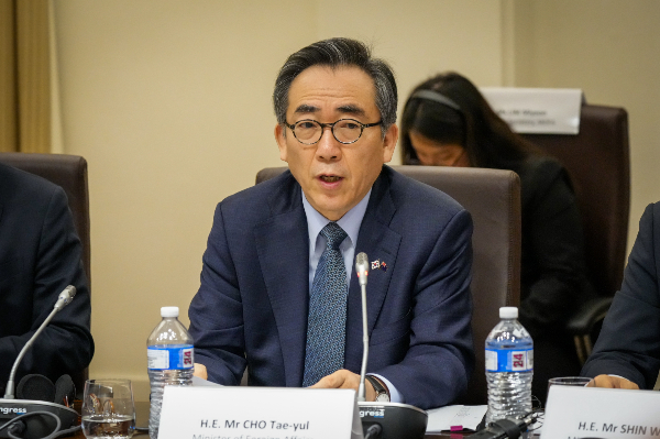  조태열 외교부 장관이 중국을 방문할 예정이다. 사진은 지난 1일 호주 멜버른에서 열린 제6차 한-호주 외교·국방(2+2) 장관회의에 참석한 조 장관. /사진=뉴스1(외교부 제공)