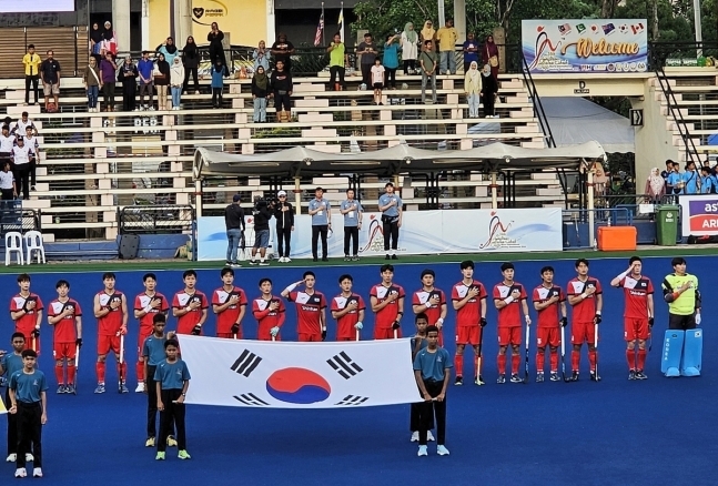한국 남자 하키대표팀. (대한하키협회 제공)