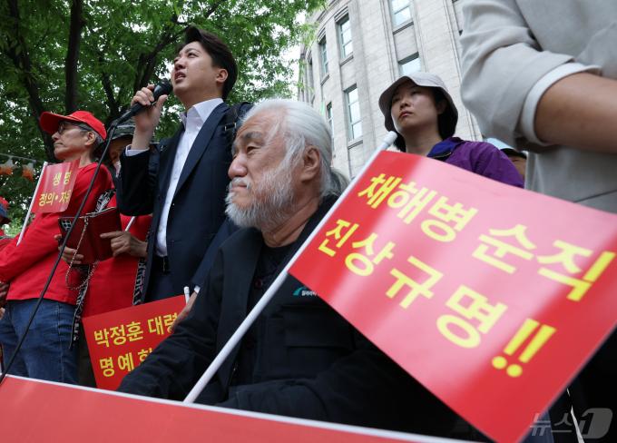[사진] 지지연설 나선 이준석 대표