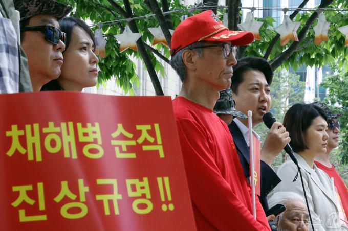 [사진] 이준석 대표의 지지연설