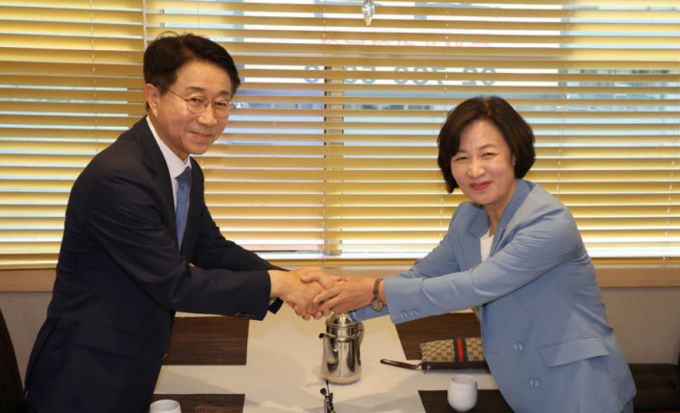 조정식 더불어민주당 의원이 22대 국회 전반기 국회의장 후보를 사퇴했다. /사진=뉴시스(공동취재 사진)
