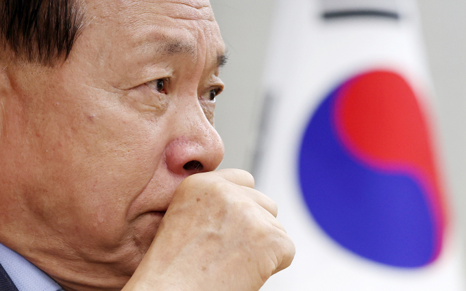 황우여 국민의힘 비상대책위원회가 출범 이후 전당대회 시기, 룰 개정 등의 난제를 어떻게 극복할 것인지 귀추가 주목된다. 사진은 황우여 국민의힘 비상대책위원장이 지난 10일 서울 여의도 중앙당사에서 뉴시스와 인터뷰하는 모습. /사진=뉴시스