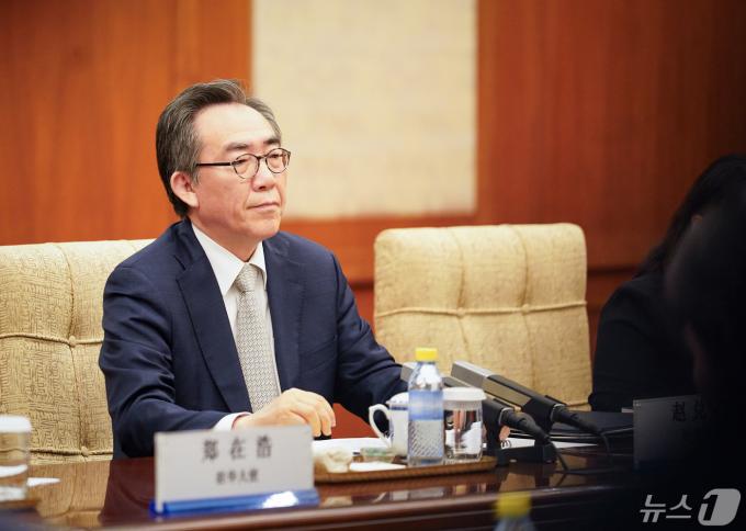 [사진] 조태열 , 베이징서 한중 외교장관 회담