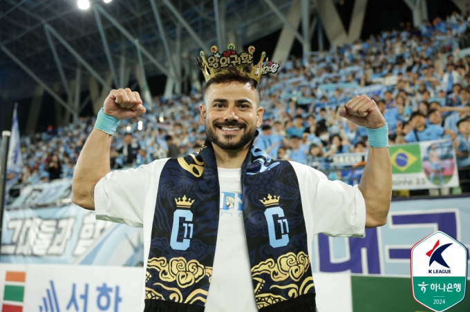 대구 세징야가 K리그1 12라운드 최우수선수로 뽑혔다. /사진= 한국프로축구연맹