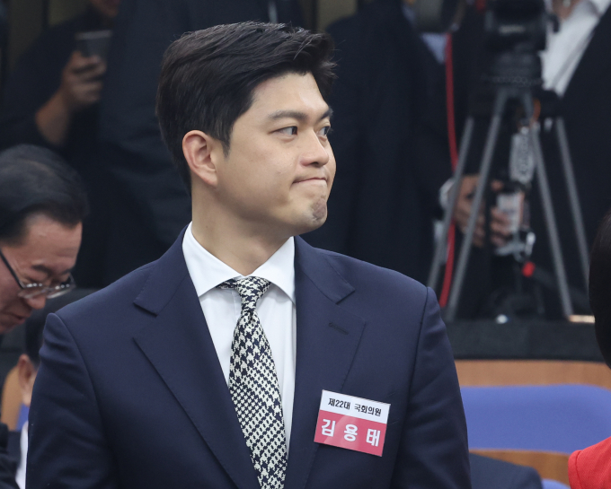 김용태 국민의힘 비상대책위원이 최근 검찰 인사를 우회적으로 지적했다. 사진은 지난달 당선자 총회에 참석한 김 비상대책위원. /사진=뉴스1