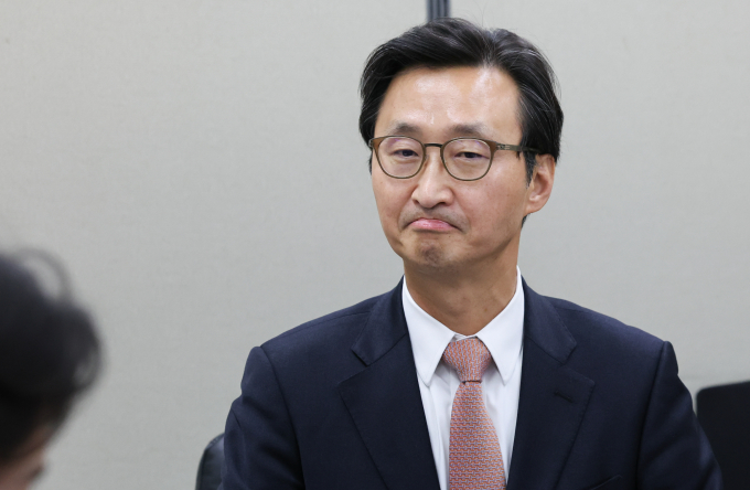 제12차 한·미 한미 방위비분담특별협정(SMA) 체결을 위한 제2차 회의가 오는 21일 서울에서 진행된다. 사진은 제12차 SMA 협상대표로 이태우 전 주시드니총영사가 지난 3월5일 서울 도렴동 외교부 기자실을 방문해 소감을 전하는 모습. /사진=뉴스1