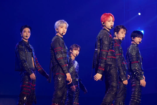대세 그룹 '엔시티 드림(NCT DREAM)'이 지난 4일 오후 서울 구로구 고척스카이돔에서 '2024 엔시티 드림 월드 투어 - 더 드림 쇼 3 : 드림 이스케이프'를 진행 중인 모습. /사진=SM엔터테인먼트 