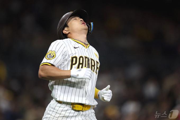 16일 현재 김하성은 타율 0.204를 기록 중이다.ⓒ AFP=뉴스1