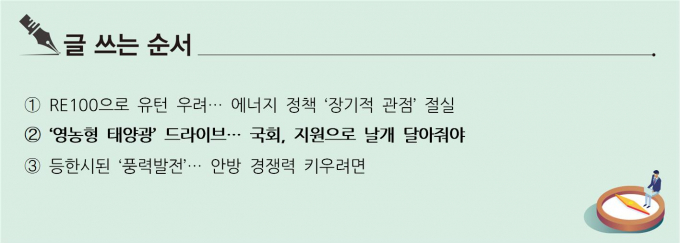 [S리포트] '영농형 태양광' 드라이브… 지원으로 날개 달아줘야