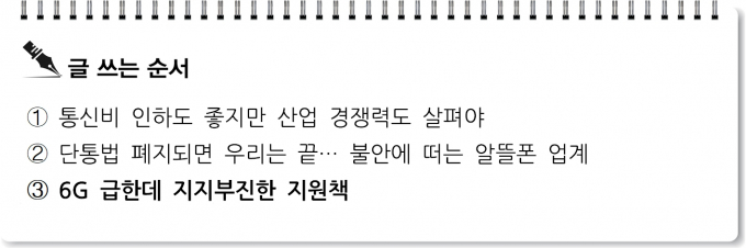 [S리포트] 6G 급한데 지지부진한 지원