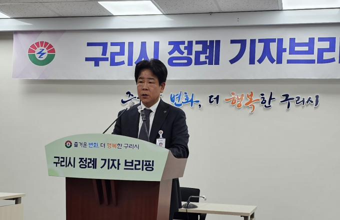 5월 3주차 안전도시국 정례 기자브리핑을 하고 있는'여호현 안전도시국장. /사진=이건구 기자