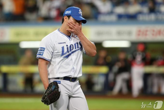 삼성 라이온즈 마무리 투수 오승환. 2024.5.8/뉴스1 ⓒ News1 공정식 기자