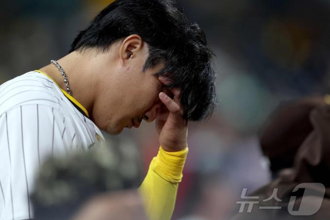 부진이 길어지고 있는 김하성(샌디에이고 파드리스). ⓒ AFP=뉴스1