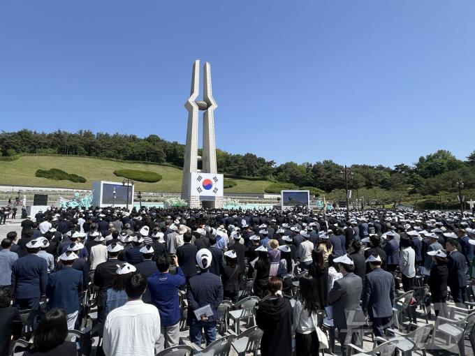 [사진] 5·18민주화운동 제44주년 기념식 엄수