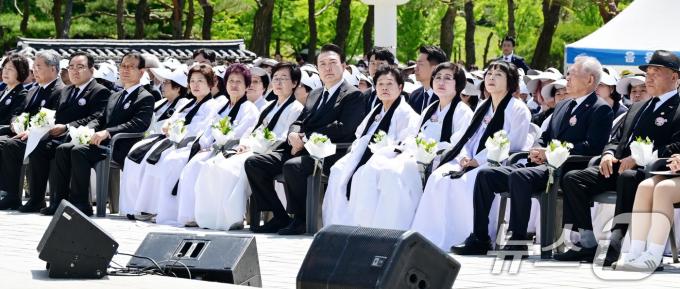 [사진] 취임 후 3번째 5·18 기념식 찾은 윤 대통령