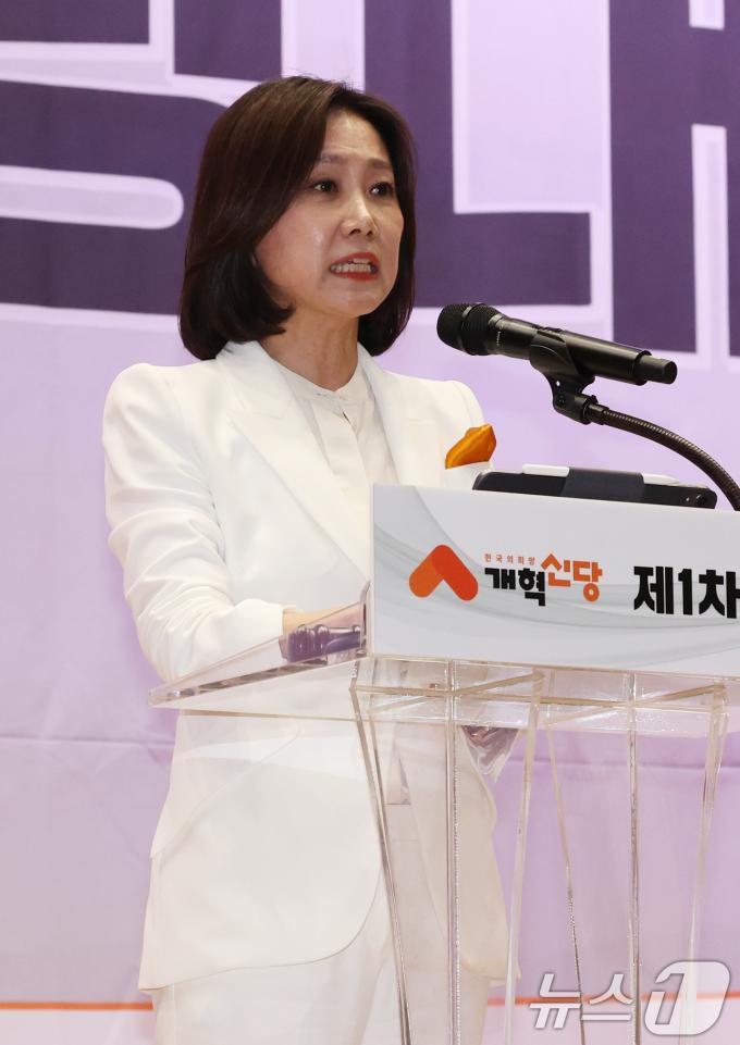 [사진] 개혁신당, 허은아 당 대표로 선출